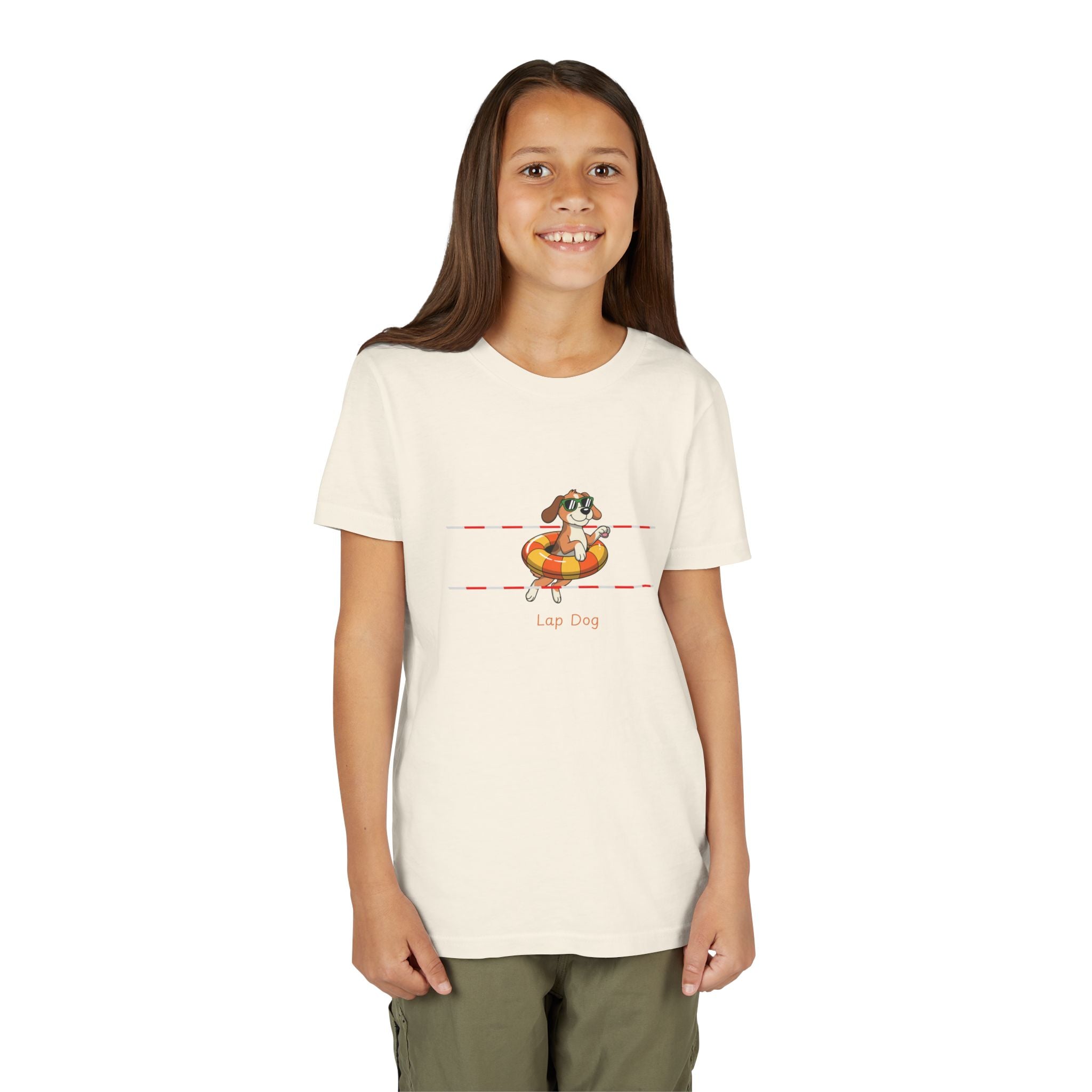 Kids T‑Shirt — 'Lap Dog' Cartoon Tee