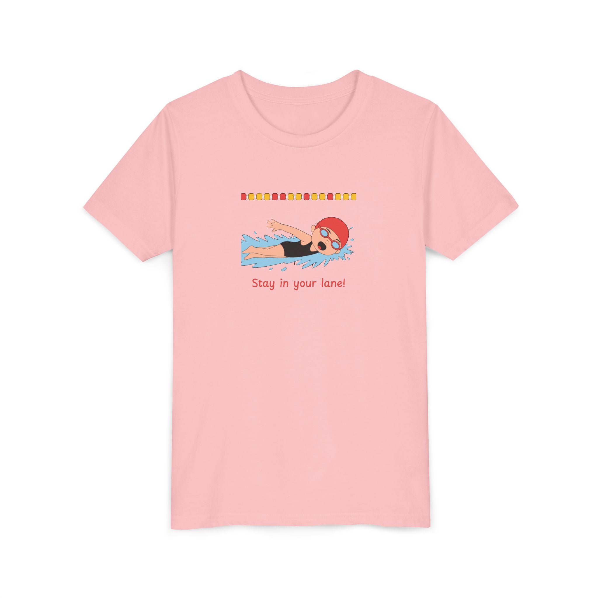 Kid's T-Shirt -  "Stay in Your Lane" Cartoon Tee