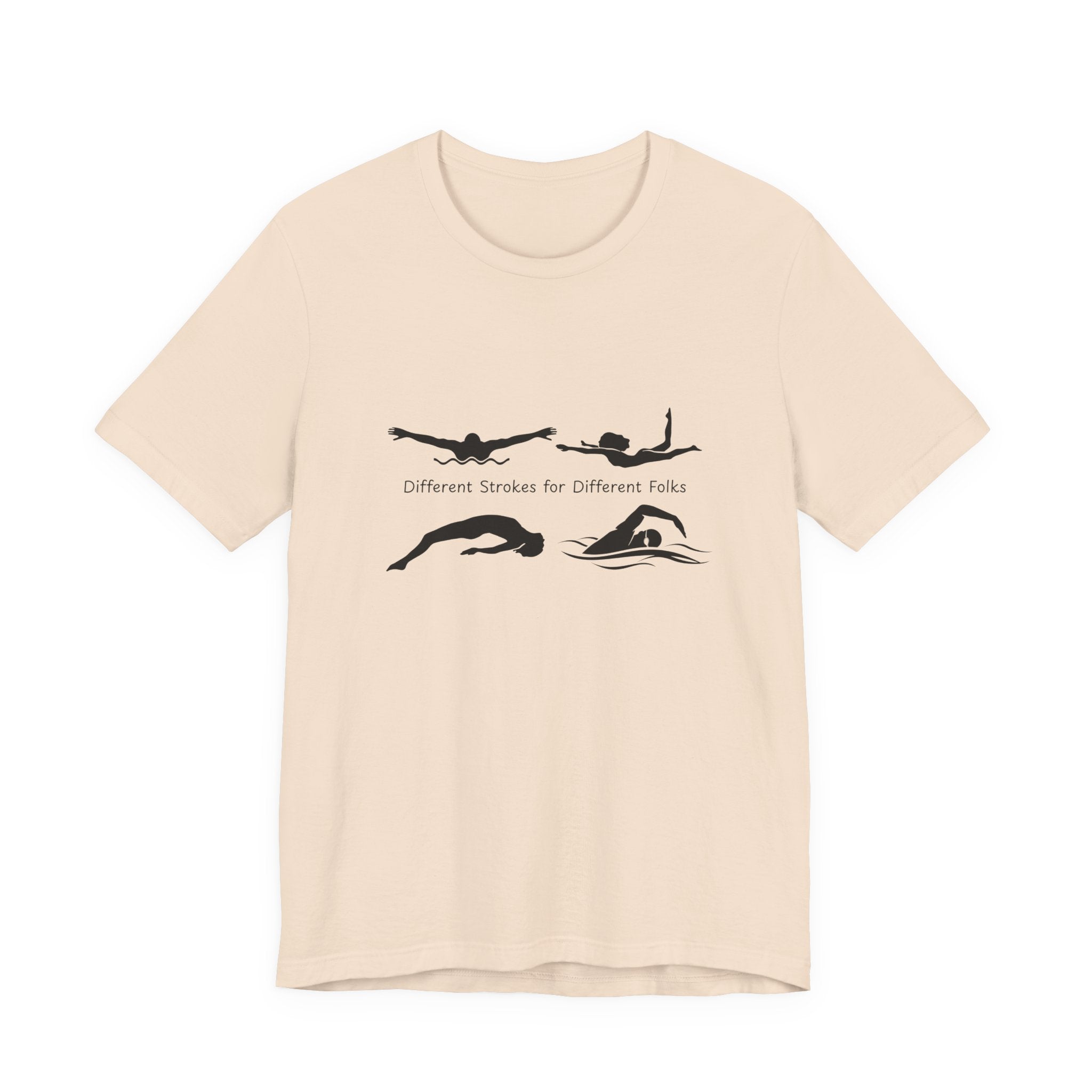 T-Shirt - "Different Strokes for Different Folks" (Individual Medley) Swimming Graphic Tee