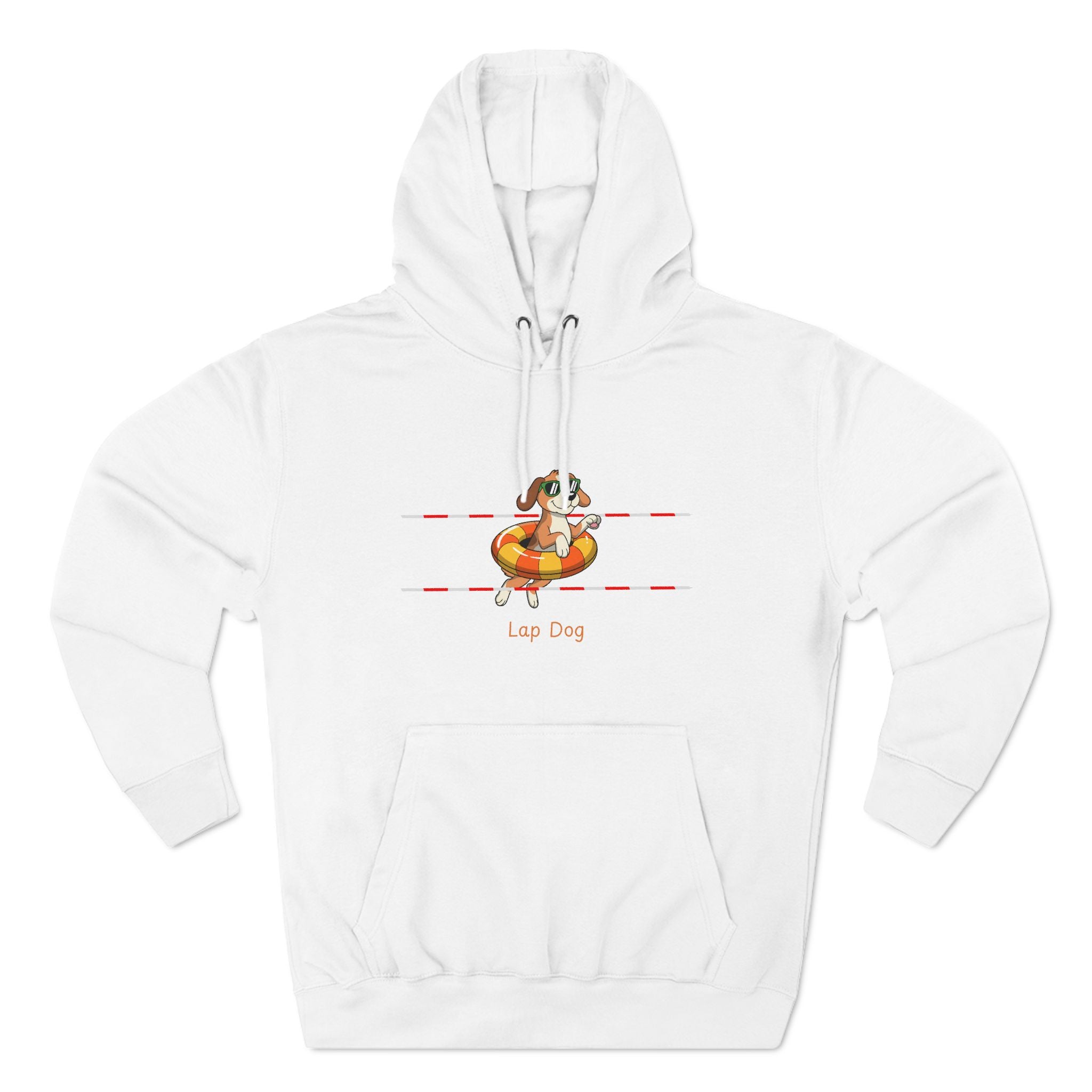 Ladies Hoodie — "Lap Dog" Fleece Pullover