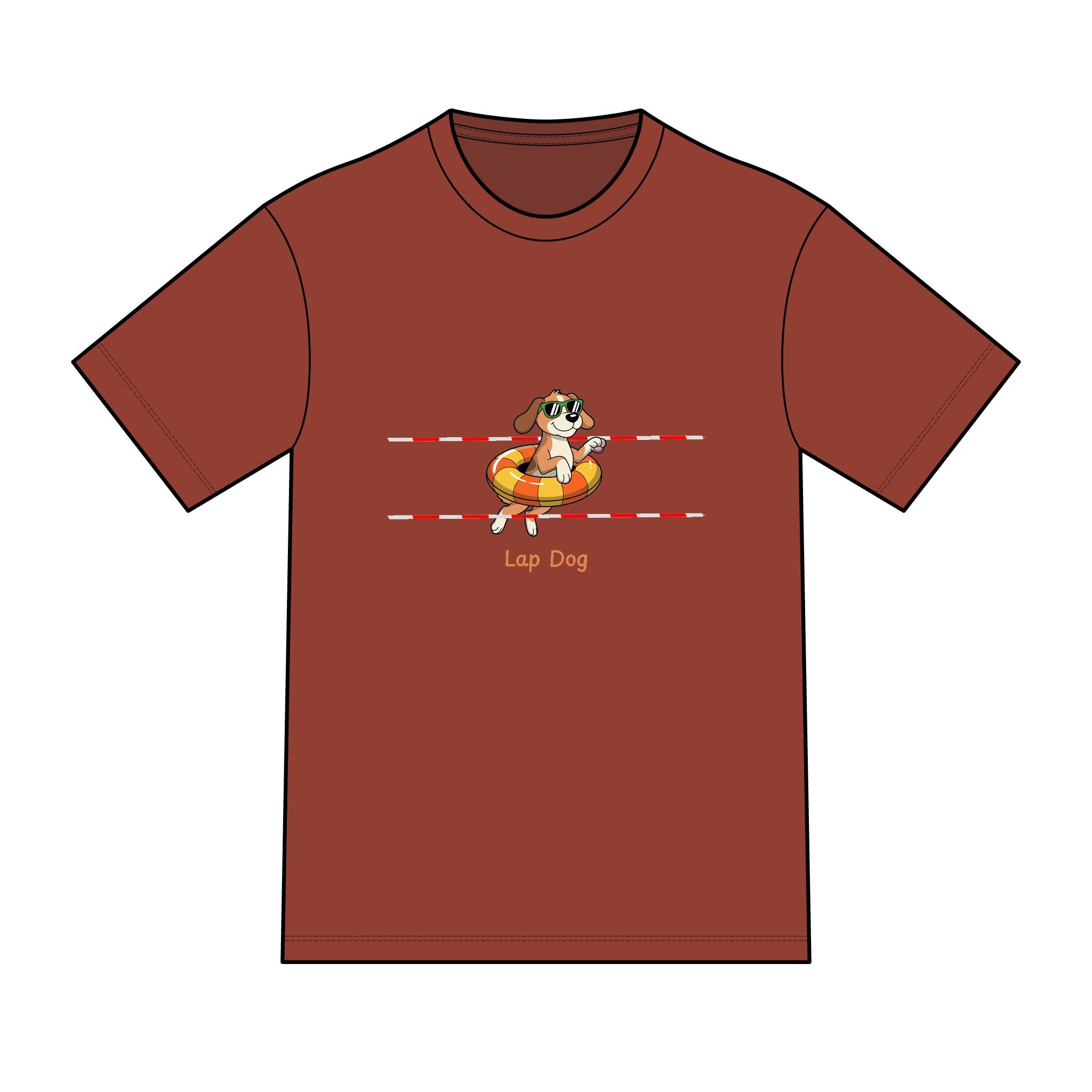 "Lap Dog" Swimming Graphic Tee