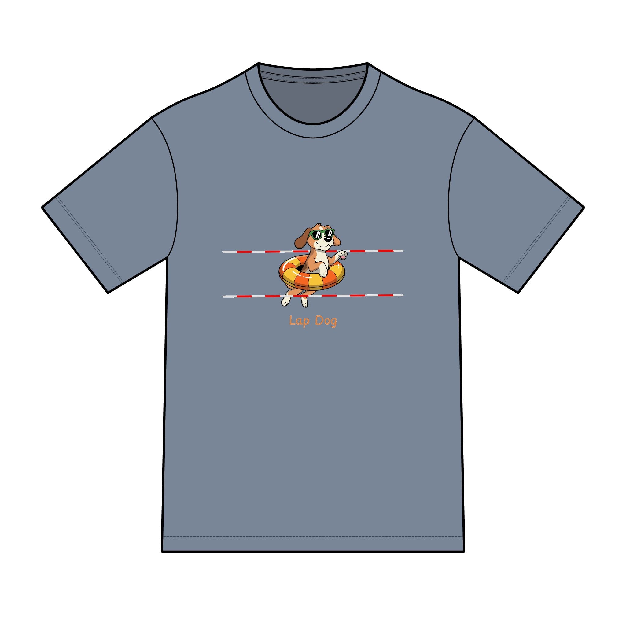 "Lap Dog" Swimming Graphic Tee