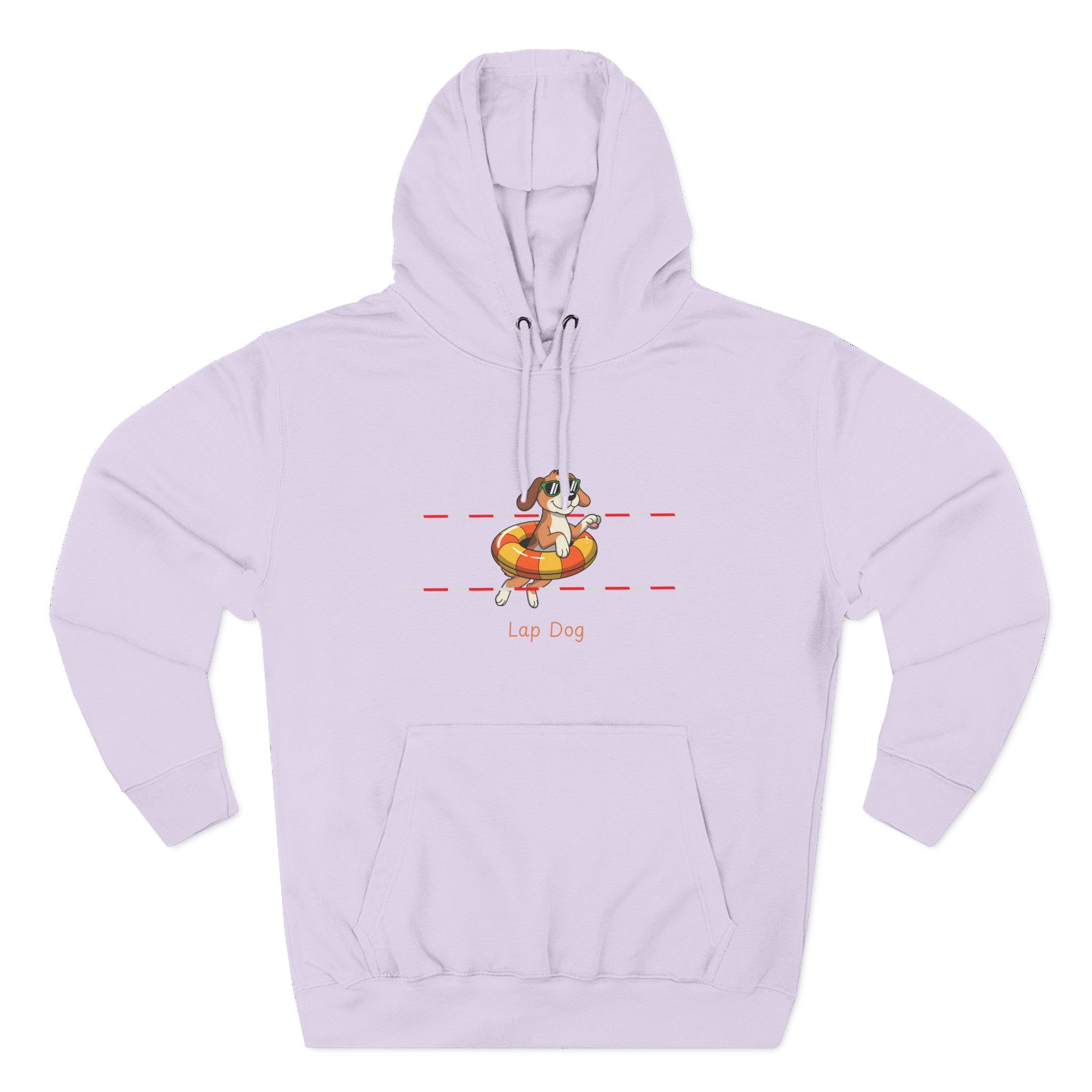 Ladies Hoodie — "Lap Dog" Fleece Pullover
