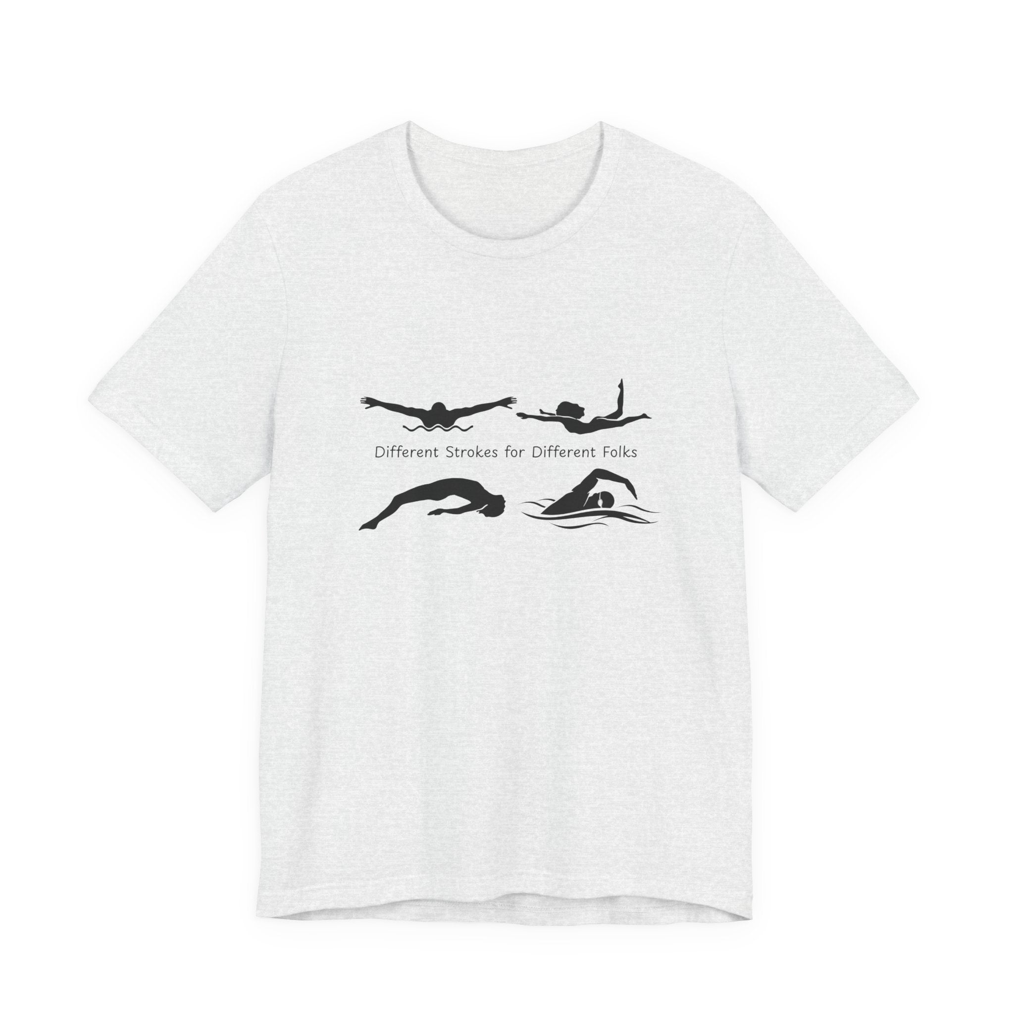 T-Shirt - "Different Strokes for Different Folks" (Individual Medley) Swimming Graphic Tee