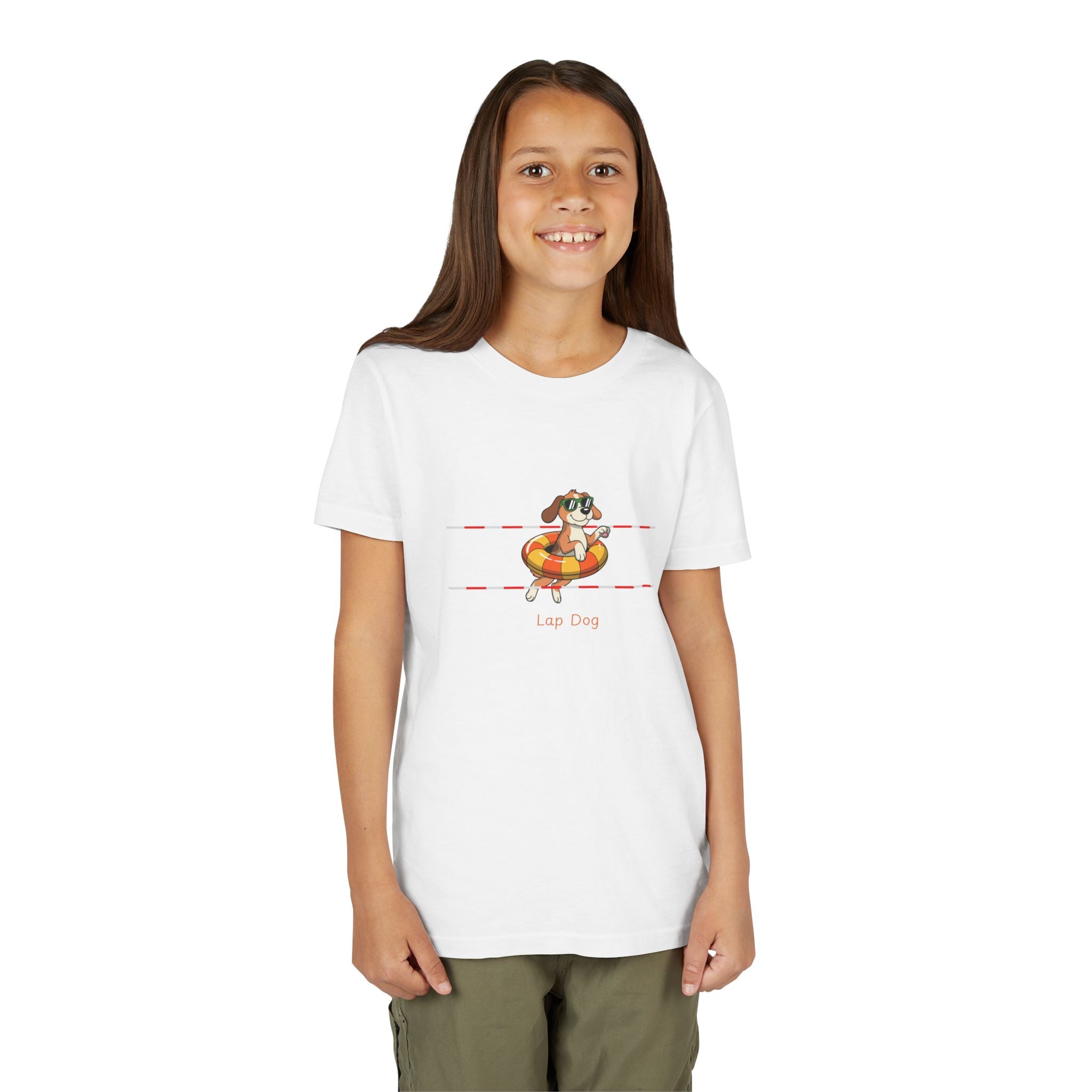 Kids T‑Shirt — 'Lap Dog' Cartoon Tee