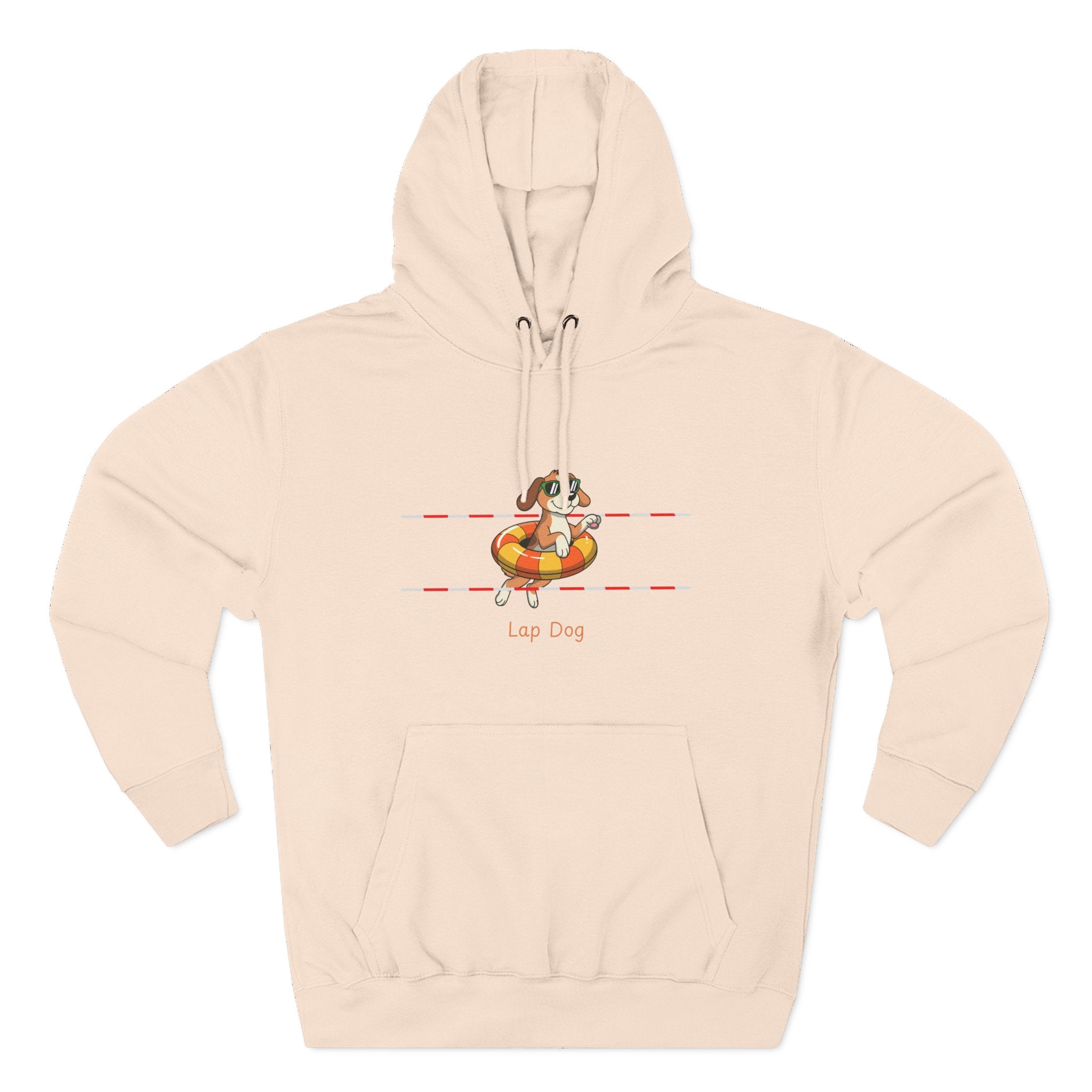Ladies Hoodie — "Lap Dog" Fleece Pullover