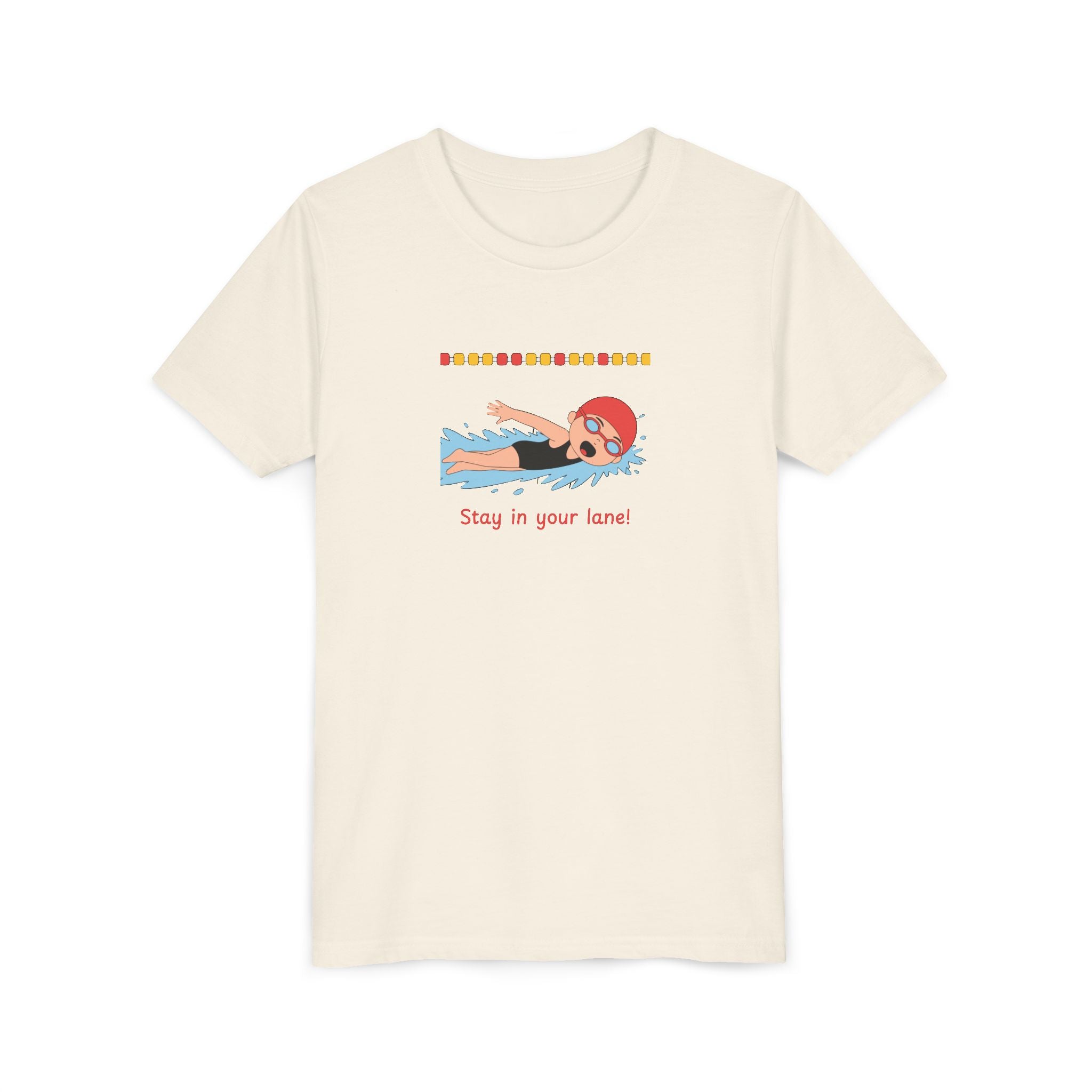 Kid's T-Shirt -  "Stay in Your Lane" Cartoon Tee