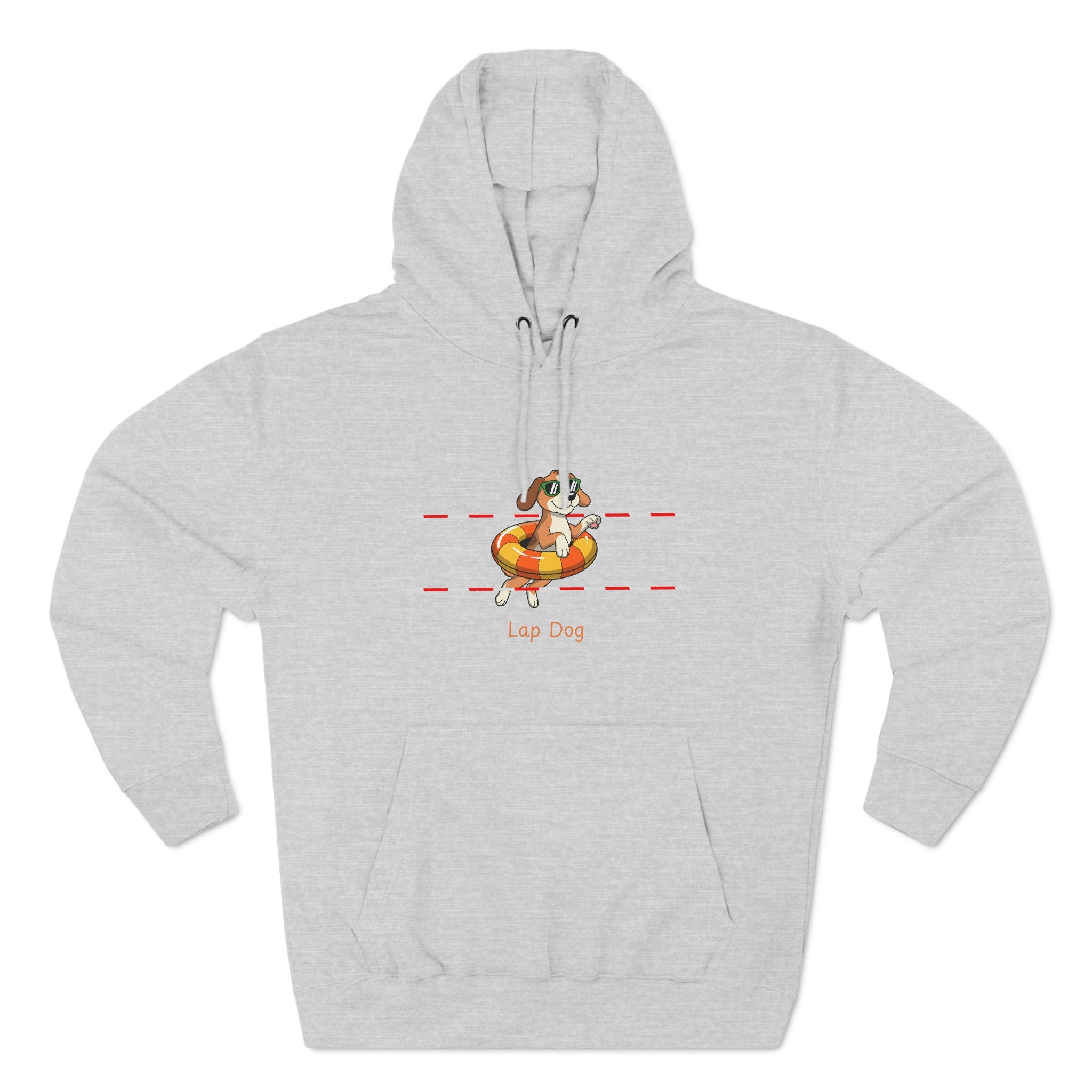 Ladies Hoodie — "Lap Dog" Fleece Pullover