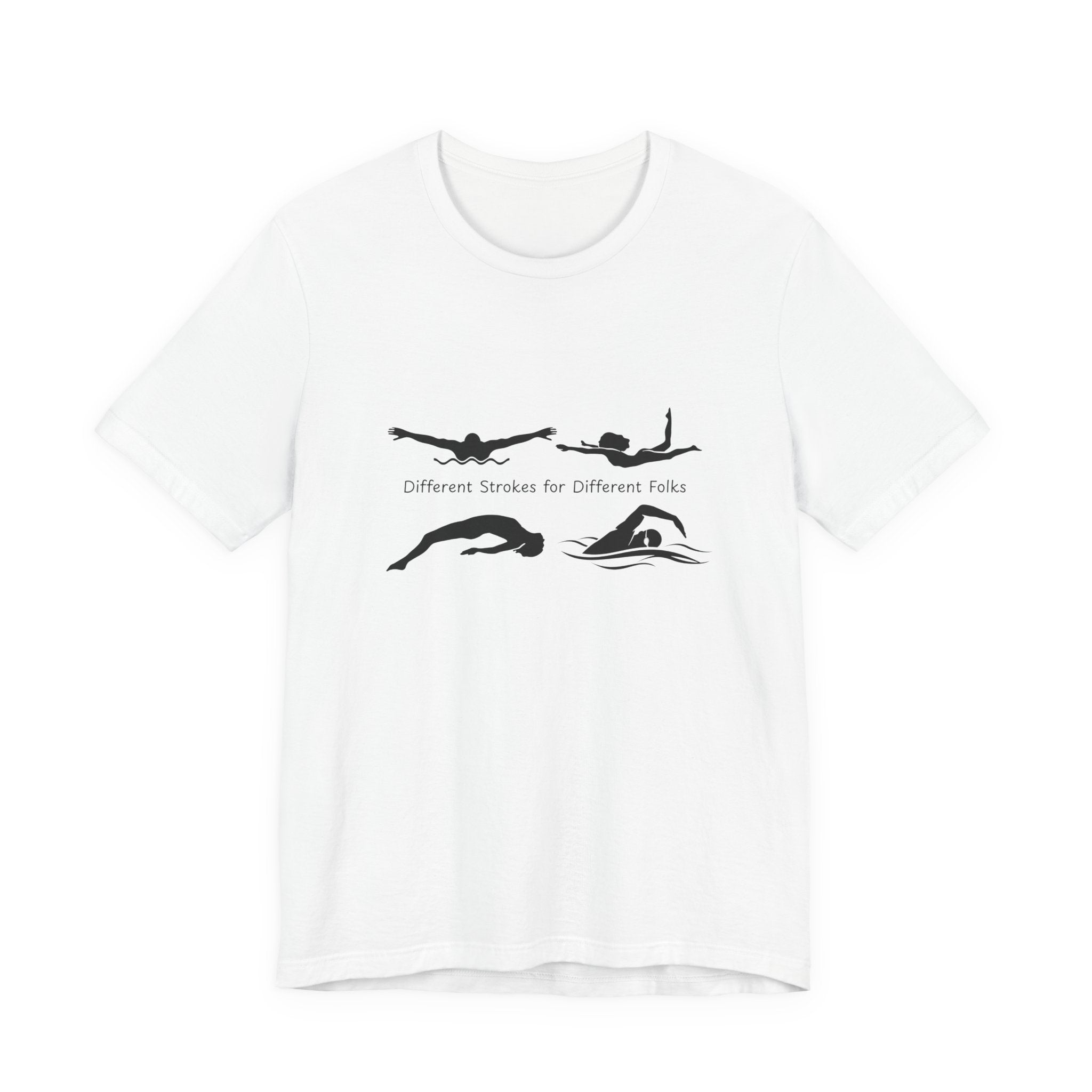 T-Shirt - "Different Strokes for Different Folks" (Individual Medley) Swimming Graphic Tee